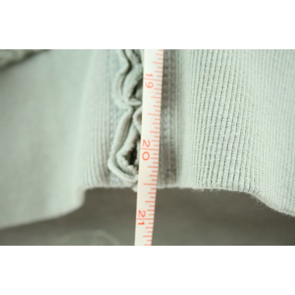 Lovestitch Womens Sz M Gray Sweatshirt Hooded Jacket Printed sleeve and back Nwt - Picture 9 of 12